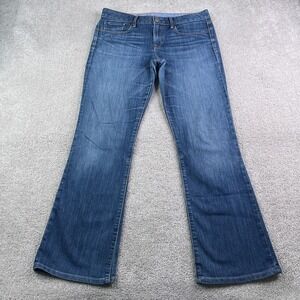 Gap Jeans Womens 12 Long Blue Sexy Boot Bootcut 1969 Low Rise Stretch Denim